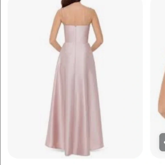 XSCAPE Womens Pink Zippered Sleeveless Scoop Neck size 2 - Picture 5 of 9